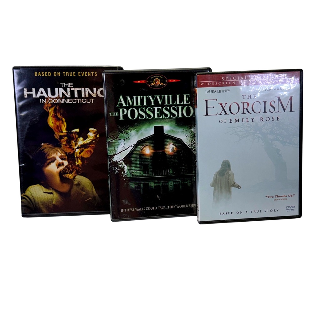 Horror DVD Lot Three Movie Supernatural Bundle 1164B4